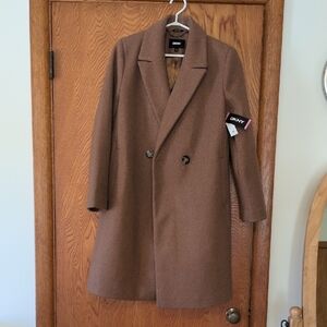 DKNY Brown Trench Coat